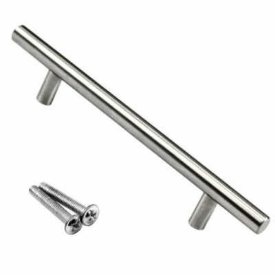 New Stainless Steel Hardware Bedroom Kitchen Furniture Italian Modern Cabinet Door Dresser Drawer T Bar Pull Handles